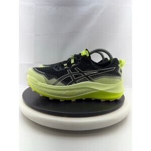 Asics Trabuco Max 3 Womens Size 10 Trail Running Shoes Black Green 1012B606